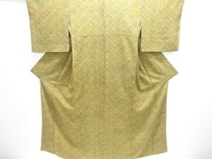 草花模様小紋着物